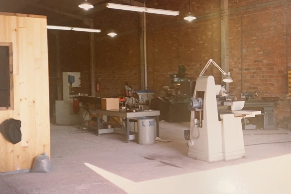 Máquina CNC em operação