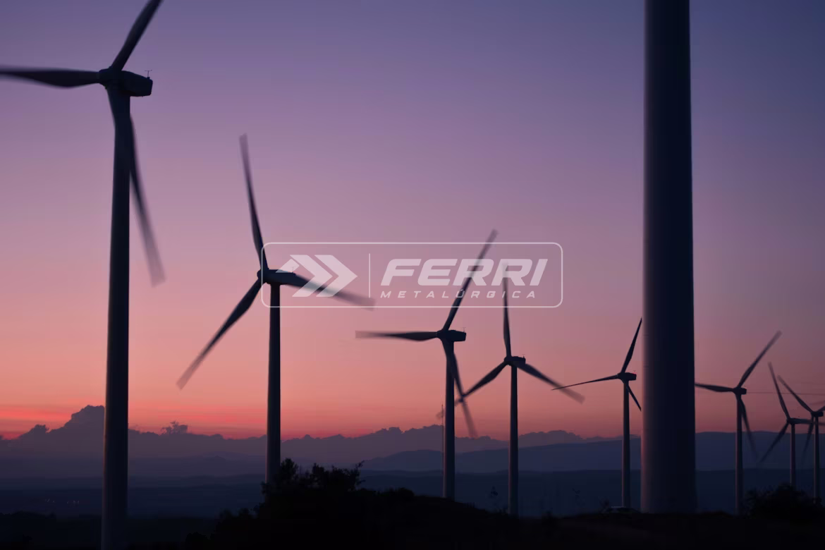 Setor energia e eólica — Metalúrgica Ferri