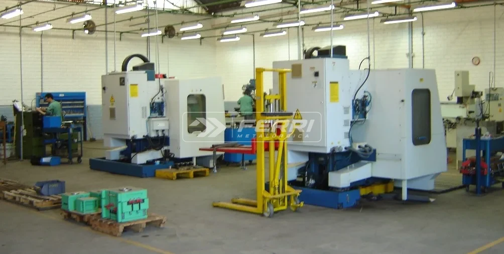 Visão geral da fábrica Metalúrgica Ferri